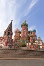 St. Basil Cathedral. Moscow, Russia, Red Square Royalty Free Stock Photo