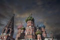 St Basil Cathedral  moscow russia Royalty Free Stock Photo