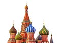 St. Basil cathedral on Red Square in Moscow, Russia Royalty Free Stock Photo