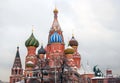 St. Basil Cathedral, Red Square, Moscow, Russia. UNESCO World He Royalty Free Stock Photo