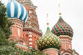 St. Basil`s Cathedral in Moscow Red Square Royalty Free Stock Photo