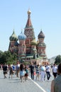 St Basil s Cathedral Moscow Red Square Summer Royalty Free Stock Photo