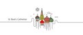St Basil`s Cathedral, Red Square, Moscow, Russia. Royalty Free Stock Photo