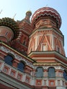 St. Basils Cathedral cupolas - Moscow Red square