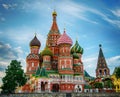 St Basils cathedral on Red Square in Moscow.