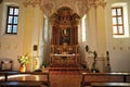 St. Batholomew's church interior Royalty Free Stock Photo