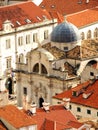 St Blaise Church Dubrovnik Aerial View Royalty Free Stock Photo