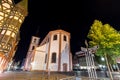 St blasius church fulda germany at night Royalty Free Stock Photo