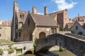 St Bonifacius Bridge in Bruges Belgium.