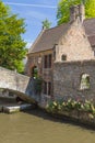 St Bonifacius Bridge in Bruges Belgium.