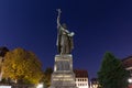 St bonifatius statue fulda germany in the evening Royalty Free Stock Photo