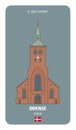 St. Canute Cathedral in Odense, Denmark Royalty Free Stock Photo