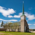 St. Catherine`s Catholic Church near Itasca State Park Royalty Free Stock Photo