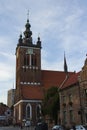 St Catherine`s Church is the oldest church in Gdask, Poland Royalty Free Stock Photo
