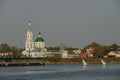 St. Catherine`s convent. Russia, the city Tver. View of the monastery from the Volga river.