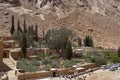 St Catherine`s Monastery near Mount Sinai Royalty Free Stock Photo