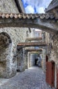 St. Catherine`s Passage in Tallinn Old town, Estonia Royalty Free Stock Photo