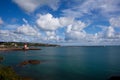 St Catherines Bay and Archirondel Tower Royalty Free Stock Photo