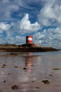 St Catherines Bay and Archirondel Tower Royalty Free Stock Photo