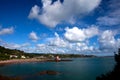 St Catherines Bay and Archirondel Tower Royalty Free Stock Photo