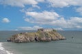 St Catherines Fort Tenby beach Pembrokeshire Wales
