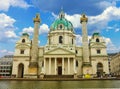 St. Charles Church Karlskirche city of Vienna, Austria