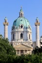 St. Charles Church, Vienna Royalty Free Stock Photo