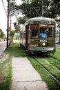 St Charles Streetcar New Orleans Royalty Free Stock Photo