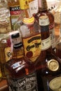 ST. CHARLES, UNITED STATES - Dec 23, 2008: Liquor bottles