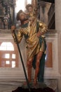 St. Christopher, a statue in the Cathedral of St. James in Sibenik, Croatia