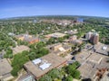 St. Cloud University is a College on the Mississippi River in Central Minnesota Royalty Free Stock Photo