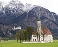 St Coloman's Sanctuary in Schwangau, Germany Royalty Free Stock Photo