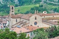 St. Colombano Abbey. Bobbio. Emilia-Romagna. Italy Royalty Free Stock Photo