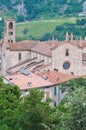 St. Colombano Abbey. Bobbio. Emilia-Romagna. Italy. Royalty Free Stock Photo
