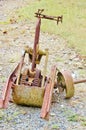 St croix botanical garden antique rusty water pump