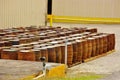 St croix usvi cruzan rum distillery barrels Royalty Free Stock Photo