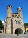 Bad Muenstereifel, St. Crysanthus und Daria Stiftskirche, Eifel Mountains, North Rhine-Westphalia, Germany Royalty Free Stock Photo