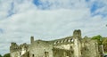 St Davids Bishops Palace and clouds