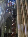 St Denis royal basilica in Paris urn with ashes of Henry III de Valois Royalty Free Stock Photo