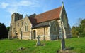 St Deny`s Church, Little Barford, Bedfordshire in sunshine