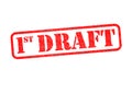 1ST DRAFT Royalty Free Stock Photo