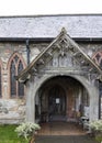 St Dyfnog Church, Llanrhaeadr, Wales Royalty Free Stock Photo