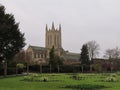 St Edmundsbury Cathedral from the Abbey Gardens