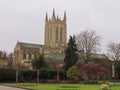 St Edmundsbury Cathedral from the Abbey Gardens