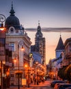 St. Elisabeth Cathedral in Kosice during golden hour Royalty Free Stock Photo