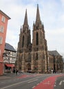 St. Elizabeth\'s Church, 13th-century landmark Gothic church, Marburg, Germany