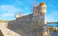 The St Elme Citadel in Villefranche Royalty Free Stock Photo