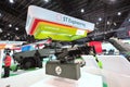 ST Engineering booth showcasing defense and military solutions at Singapore Airshow