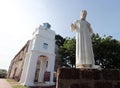 St Francis Xavier statue Royalty Free Stock Photo