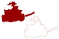 St. Gallen District (Switzerland, Swiss Confederation, Canton of St Gall, St. Gallen or Sankt Gallen)